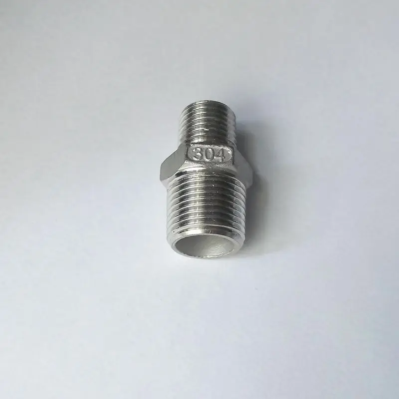 

Фитинг для труб Cast 1/2 ''-3/4'' 1/2x 3/4 ''штекер x штекер BSP уменьшенный шестигранный ниппель переходник из нержавеющей стали A2 304