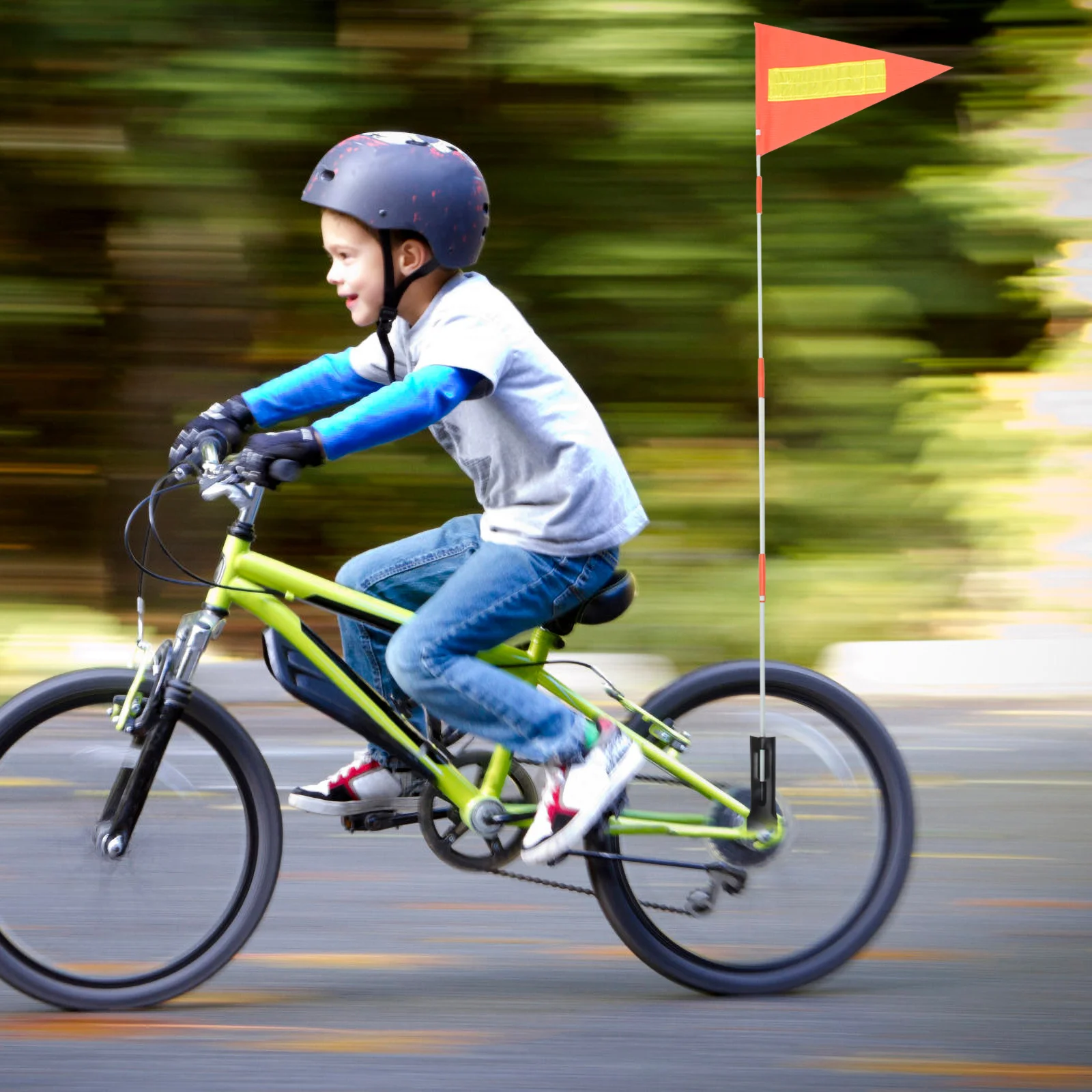 

Advertising Bicycles Flag Bike Riding Cycling Supply Portable Safety Bikes Tail Flagpole Wear-resistant