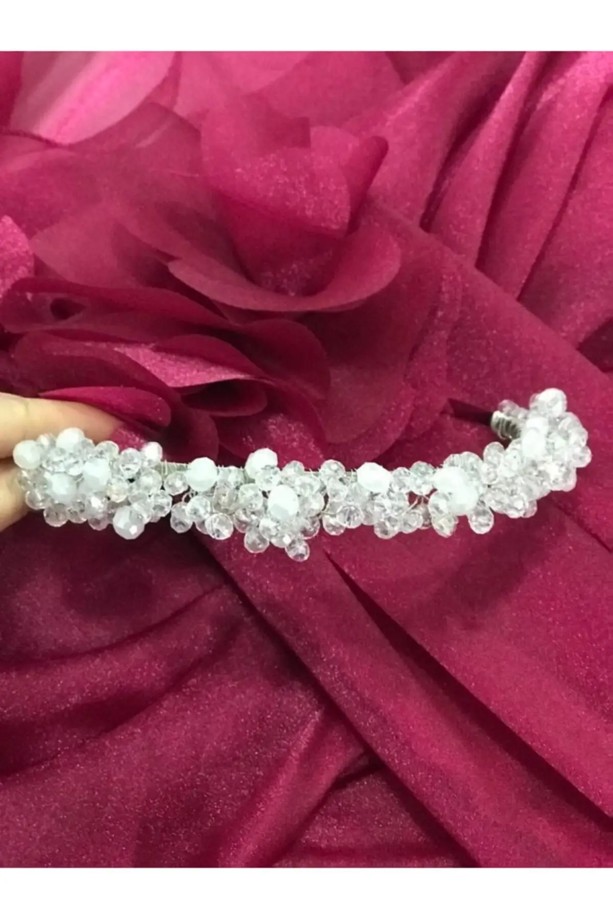 

Bridal Accessories Crystal Beaded Crown Bridal Crown Handmade Bridal Crown Wedding Handmade For Bride And Bridesmaids