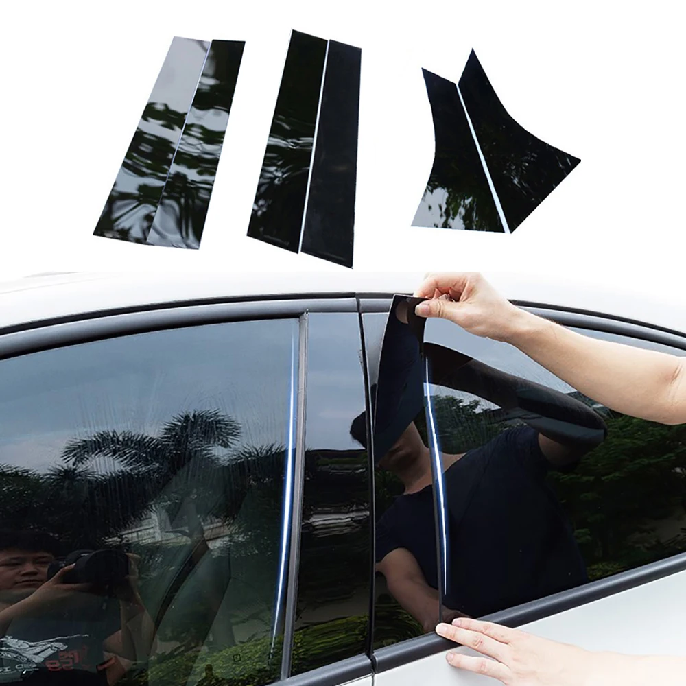 

Car Window B Pillar Trims for Ford Focus mk2 mk3 Fusion Mondeo mk4 Fiesta Ecosport Escort Explorer Kuga F150 Raptor Accessories