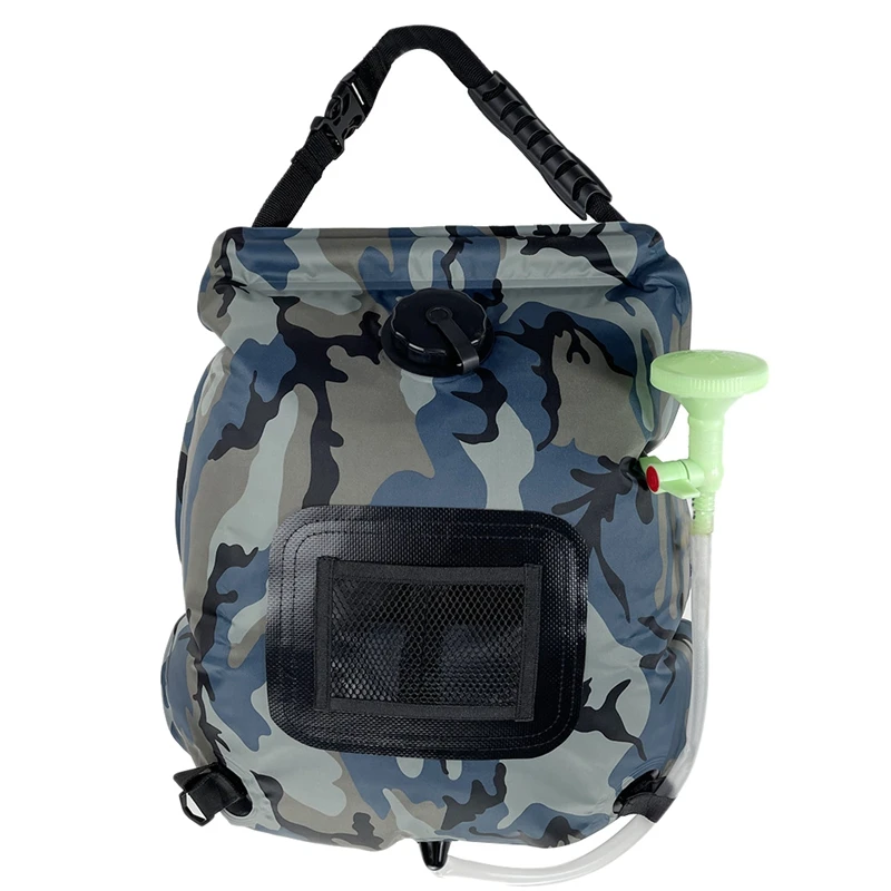 

NEW-Outdoor Camping Shower Bag Portable Camping Shower Bag For Camp Shower 20L Summer Shower Bag With Removable Hose