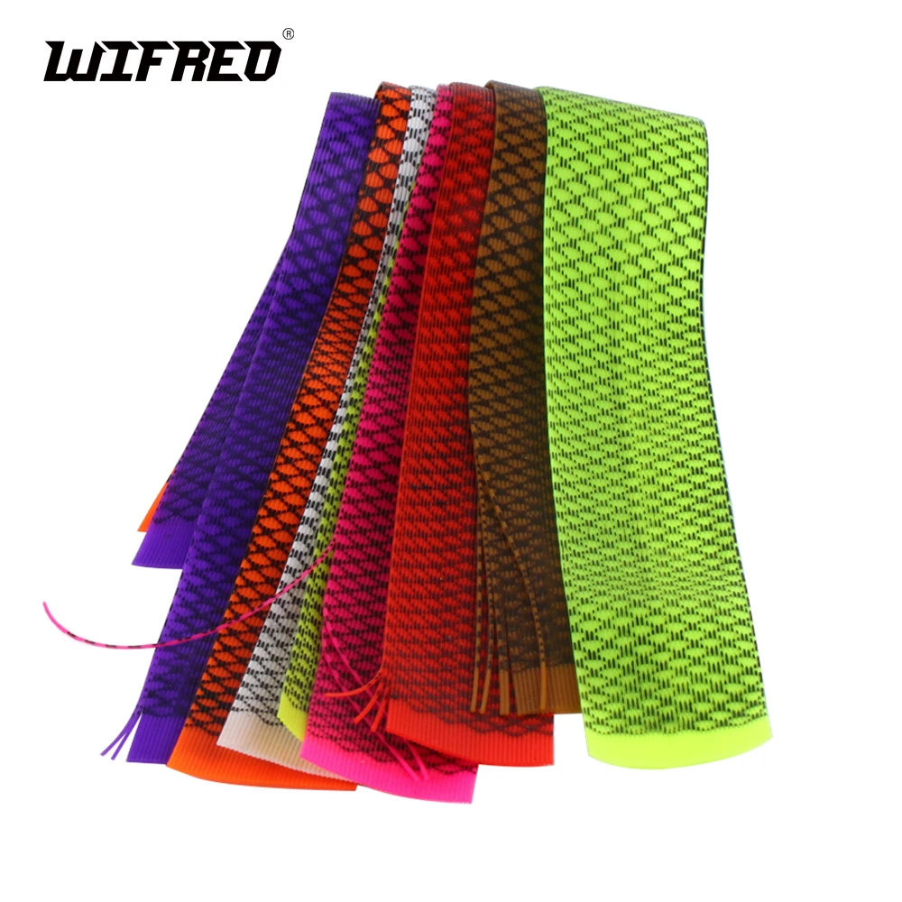 

Wifreo 30CM Grizzly Round Silicone Legs String Fly Tying Barred Rubber Legs Bass Pattern Jig Lure Skirts Fly Tying Materials