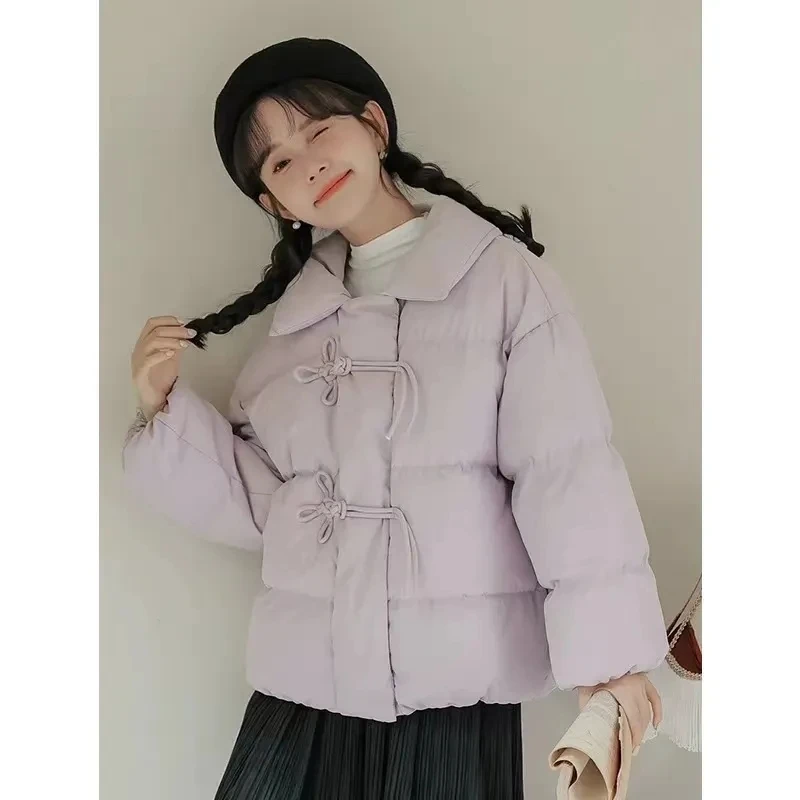 Осенне-зимняя короткая хлопковая куртка новинка 2023 года женская одежда на