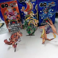 anime pokemon 3d puzzle card childrens toy educational puzzle