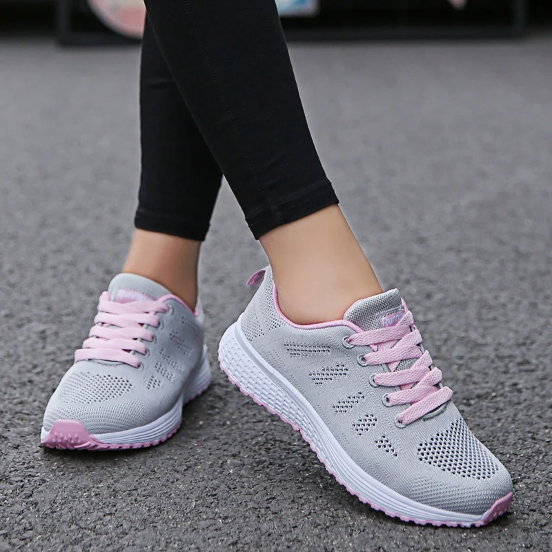 Sneakers for Men Women Light Weight Flatform Walking Shoes Comfortable Lace-up Outdoor Casual Shoes