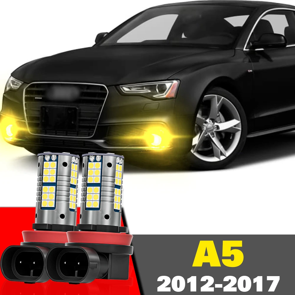 

For Audi A5 Accessories 2012 2013 2014 2015 2016 2017 2pcs LED Fog Light