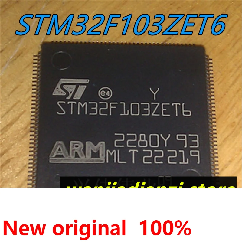 

New STM32F103ZET6 single-chip 32-bit microcontrollers CORTEXM3 LQFP144 512k 103ZET6 32F103ZET6