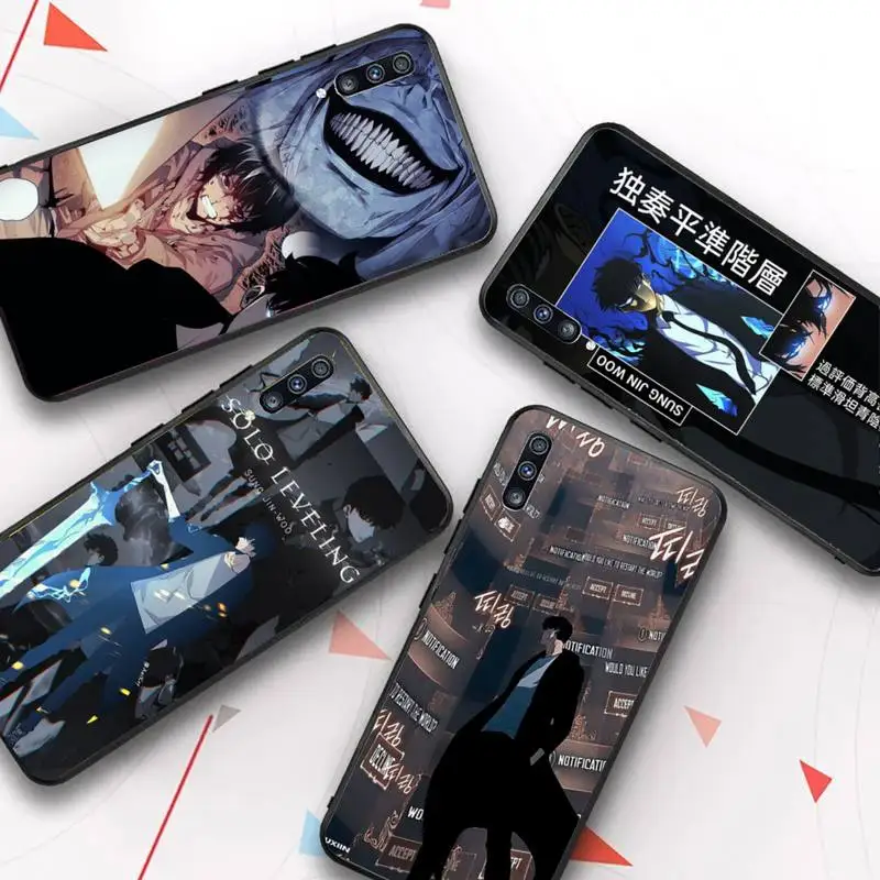 

Solo Leveling Phone Case for Samsung S20 lite S21 S10 S9 plus for Redmi Note8 9pro for Huawei Y6 cover