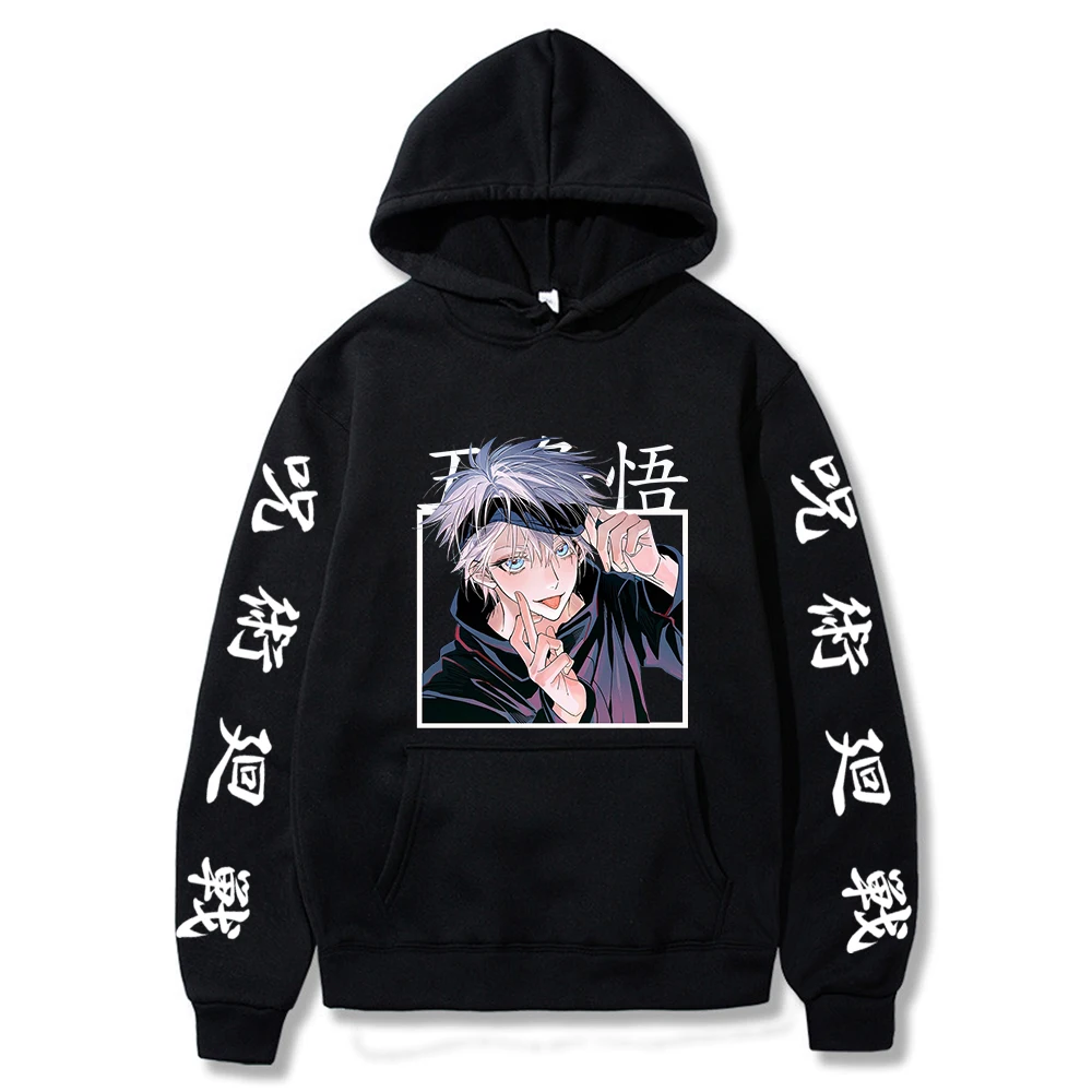 

Jujutsu Kaisen Gojo Satoru Print Hoodie Spring Ladies/man Hoodie Streetwear