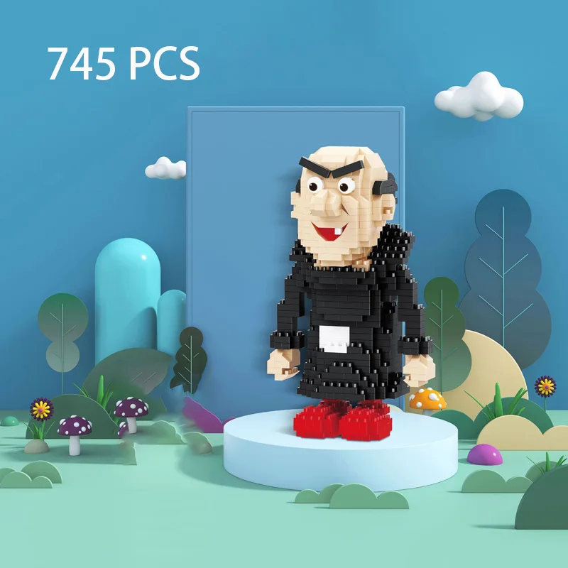 Smurfs Balody аниме мини-блоки самоблокирующиеся кирпичи строительные игрушки для