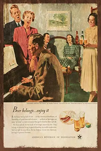 

Американское пиво, винтажный металлический жестяной знак 12x16 дюймов, декор для гаража, бара, ресторана, клуба