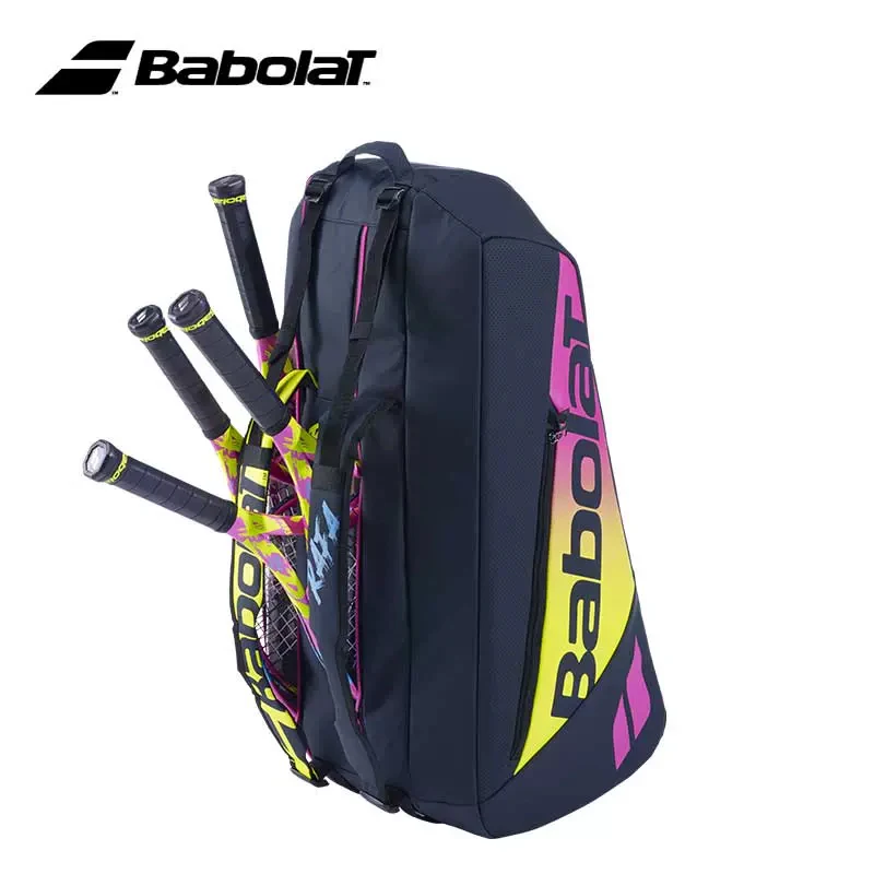 Light Luxury Original BABOLAT Tennis Bag Professional 6R 12R Nadal Pure Aero Rafa Tennis Racket Backpack 2023 Unisex Handbags