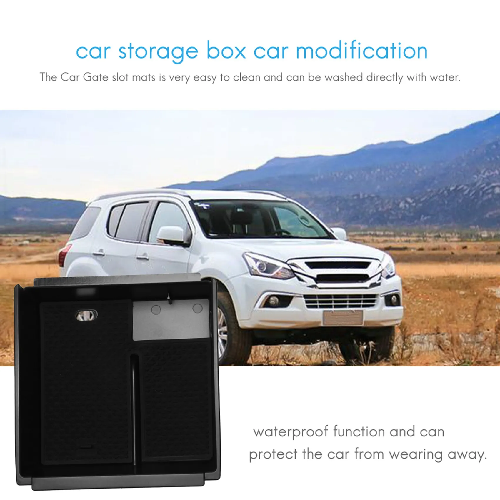 Ящик для хранения подлокотников Isuzu D-MAX MU-X 2012 - 2019 DMAX MUX tiading Box BLACK