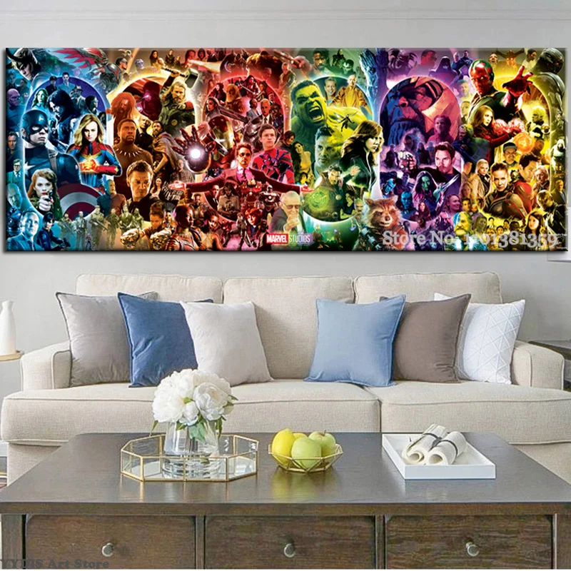 

Diamond Painting New Arrivals The Infinity Saga Marvel Cinematic Universe Wall Art Avengers Endgame Diamond Mosaic Decor EE3065