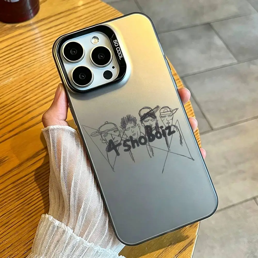 Фото Чехол для телефона LNGSHOT в стиле хип-хоп для iPhone 17, 16, 15, 14, 13, 12, 11 Plus, Pro Max, XS, цветной серебристый чехол для телефона №3