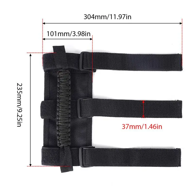 Автомобильная рукоятка Нескользящая из ткани для Jep Wangler YJ T 1987-2018 с вытяжным