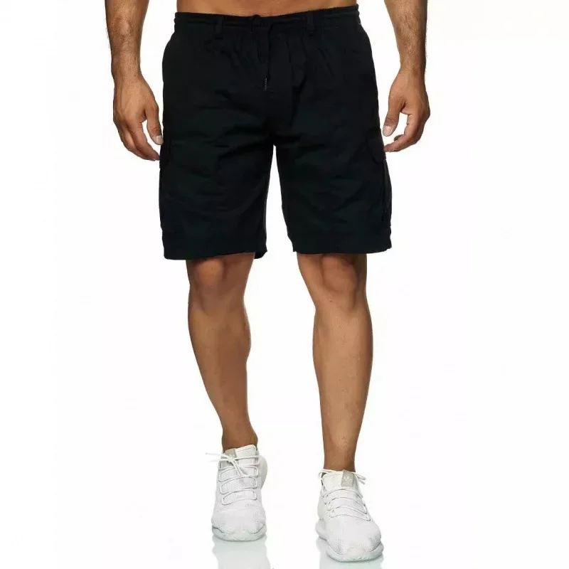 Мужские свободные летние шорты для спецодежды брюки-карго повседневные брюки с