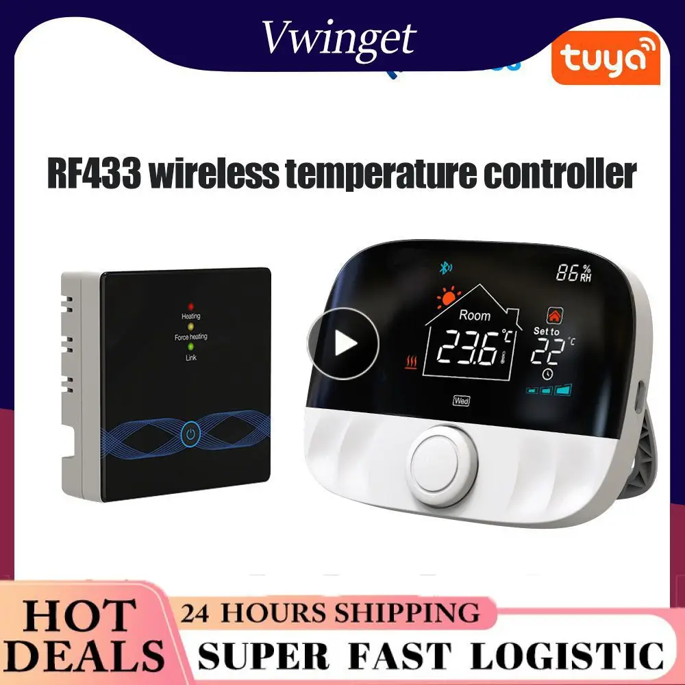 

For Gas Boiler Water Heating Programmable Temperature Controller Rf433 Heating Gas Boiler Temperature Controller Tuya Smart