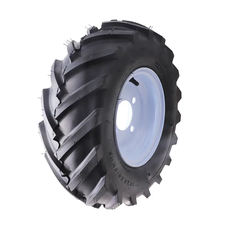 

Шины 16x6,50-8 Колеса 16 дюймов Вакуумная бескамерная шина с 8-дюймовой ступицей колеса для гольф-кара Quad ATV Go kart Snowplow Запчасти для газонокосилки