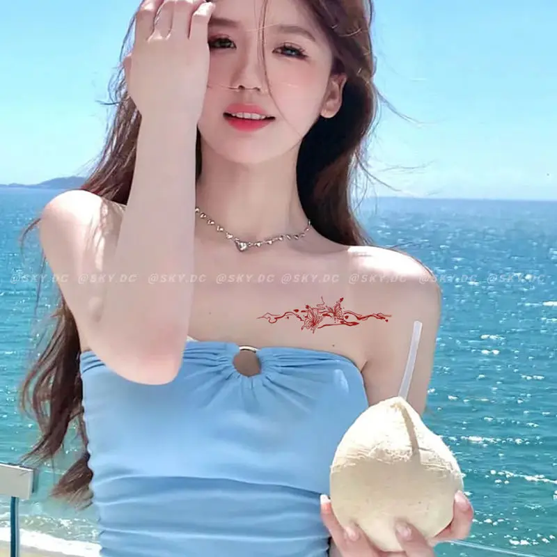 

Временные тату-наклейки с эффектом бабочки, 2023