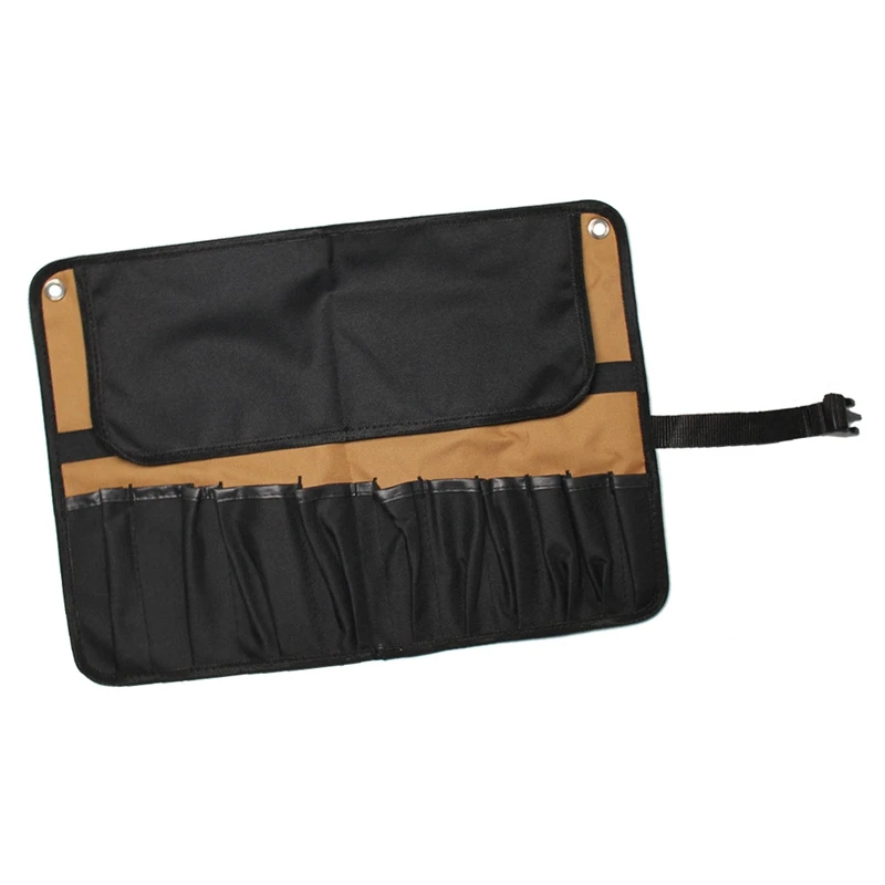 

Roll Tool Pouch Rolling Tool Hanging Bag Multi Pockets Organizer Hand Tool Storage Bag