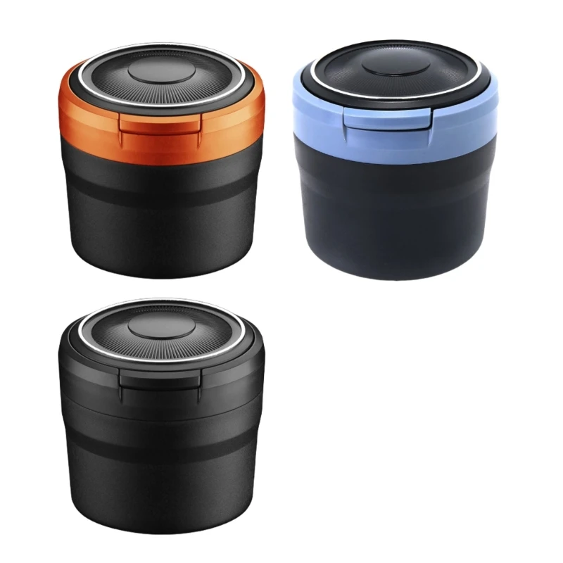 Автомобильная пепельница без дыма со светодиодной автомобильной пепельницей из