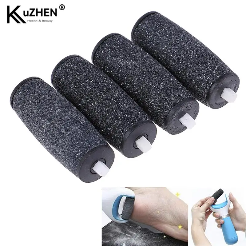 

4Pcs Extra Coarse Replacement Refill Roller Head Electric Pedicure Foot File Tools Spare Grinding Head for Electric Foot Grinder