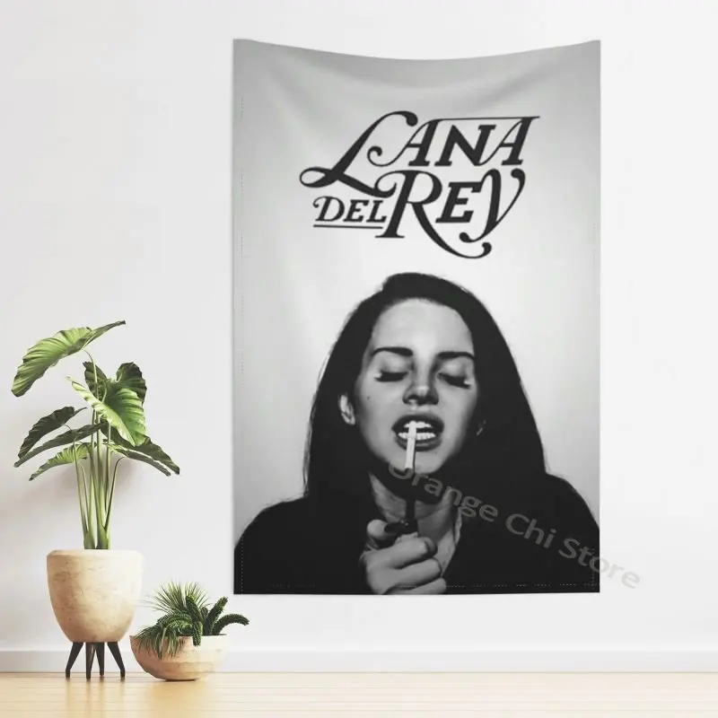 

Saint Lana Del Rey Poster Tapestry Fashionable Wall Decor Aesthetics Room Art Deco Tapestry Bedroom