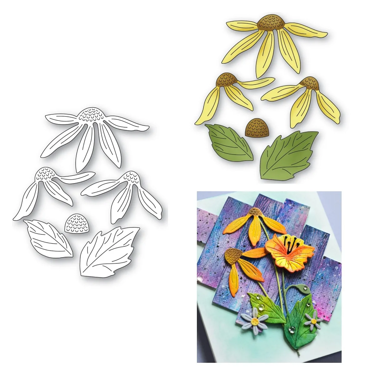 

Charlotte металлические Вырубные штампы с цветами и листьями, тиснение, создание бумаги, шаблон для изготовления поздравительных открыток, сдел...