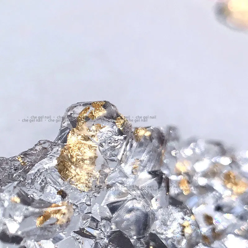 2022 г. держатель для ручки с лепестками айсберга из золотой фольги реквизит