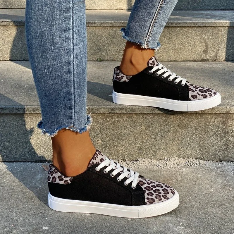 

Women Flats Shoes Ladies Sneaker Casual Sneakers 2022 Fashion Vulcanized Shoes Walking Footwear Fashion Spring Summer Big Size