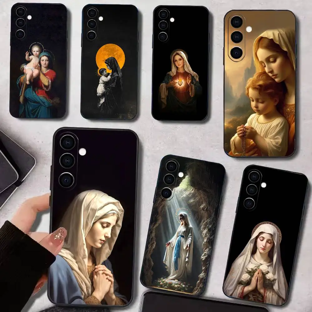 Фото Чехол для телефона Mother of God V-Virgen M-Mary, силиконовый, мягкий, для Samsung Galaxy A73, A72, A71, A70, A53, A52, A51