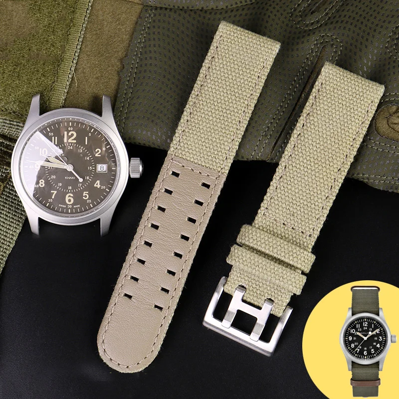 

Ремешок для наручных часов Seiko H68201993 H7060596, браслет из холщовой кожи с пряжкой 20 мм 22 мм