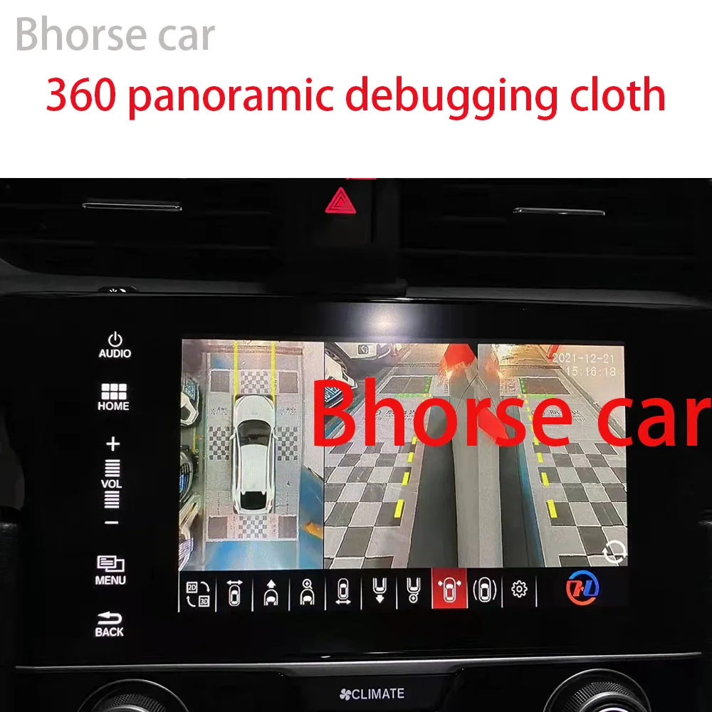 Автомобильная система камер Bhorse AHD с поворотом на 360 градусов Калибровочная ткань
