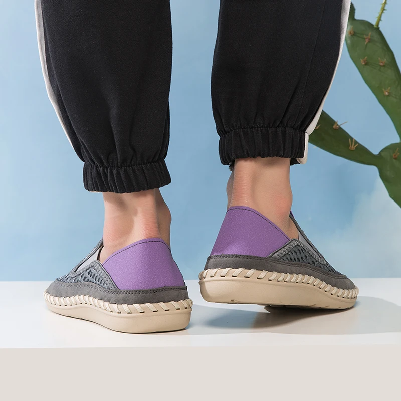 Кроссовки мужские сетчатые без шнуровки удобные дышащие сникерсы в стиле