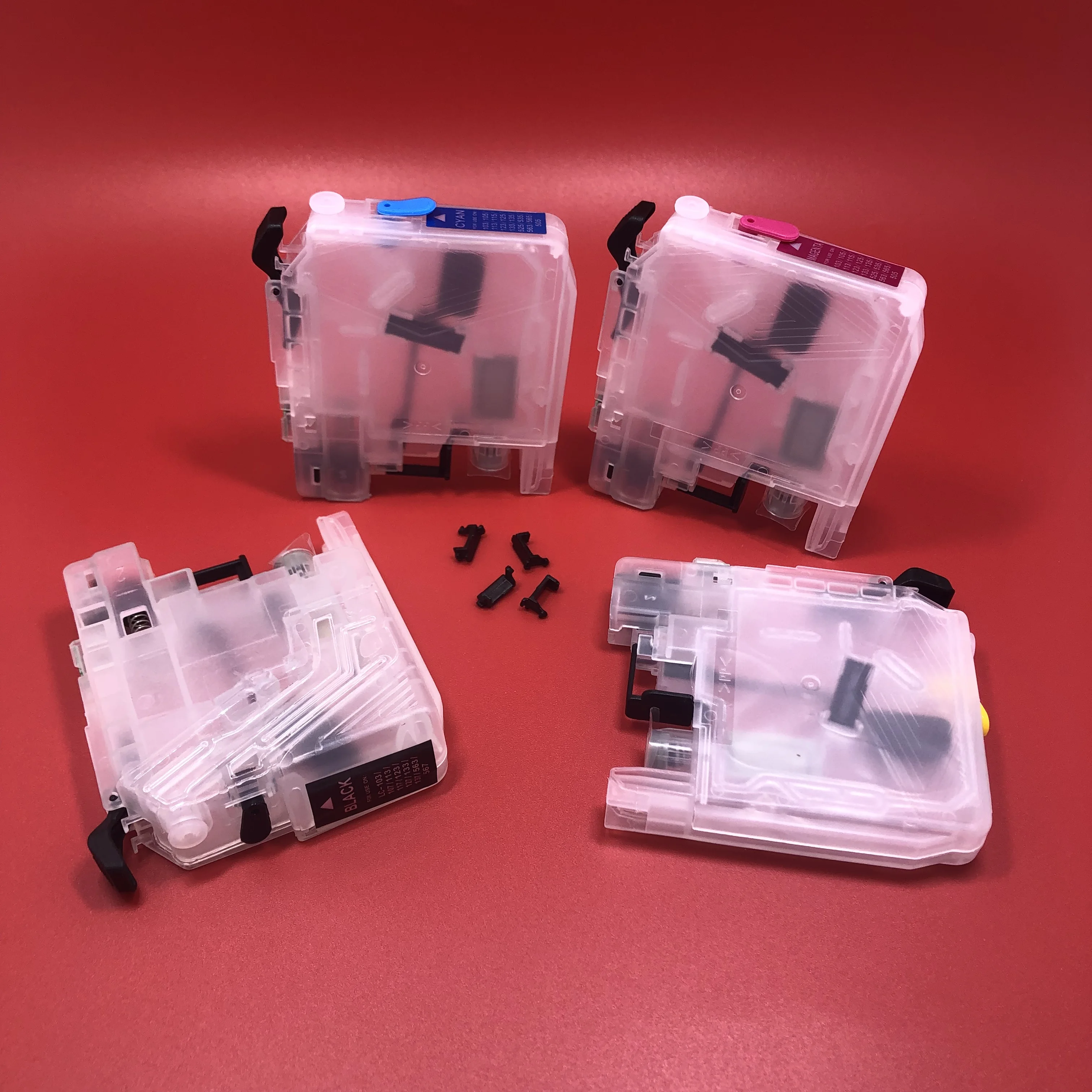 

4Colors LC583 Empty Refillable Ink Cartridge with ARC chip for Brother MFC-J2510 MFC-J3520 MFC-J3720 Printer