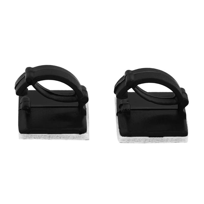 

250 шт. Самоклеящиеся кабельные зажимы, пластиковые прямоугольные кабельные зажимы, кабельная стяжка, быстрое подключение, держатель провод...