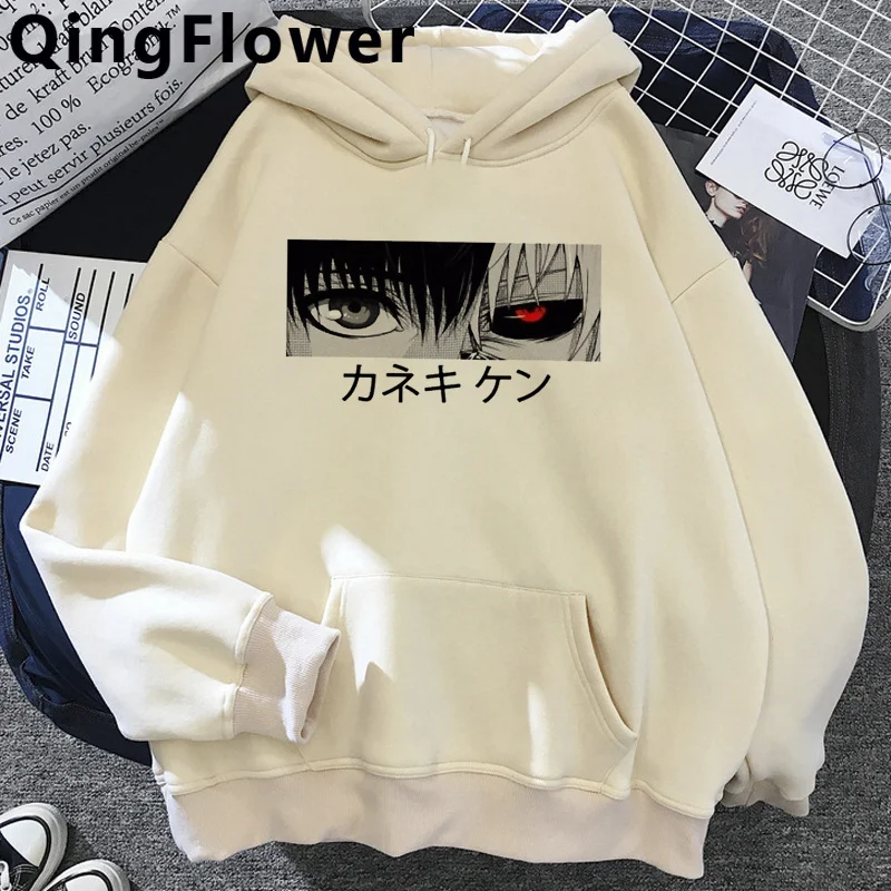

Anime Tokyo Ghoul Kaneki Ken Eyes hoodies male printed harajuku men hoddies sweatshirts y2k aesthetic