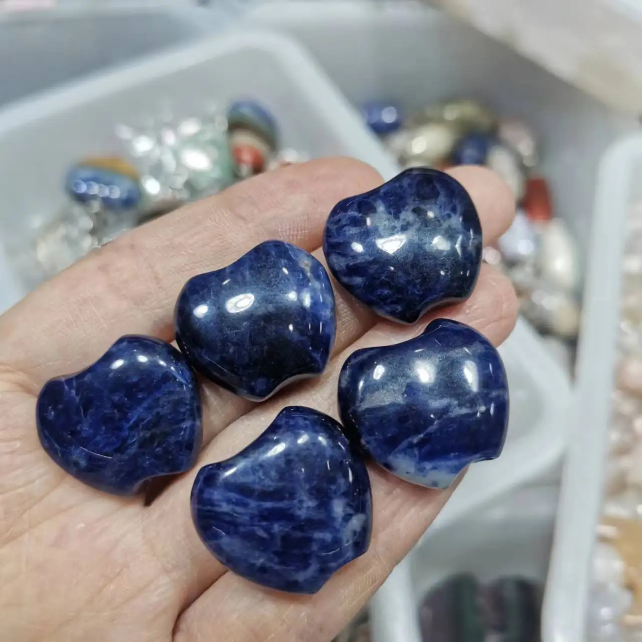 

1 фунт натуральный кальдалитовый полированный камень, кристалл для Викки, рейки, лечения