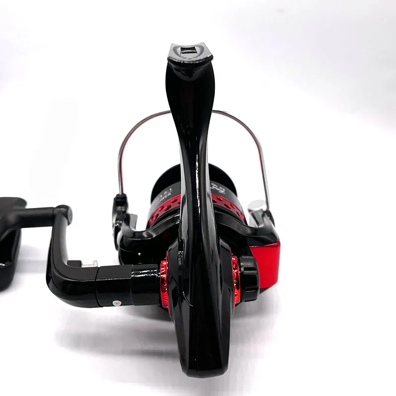 Модная и модная красная спиннинговая катушка Рыболовная подходит для рыбалки