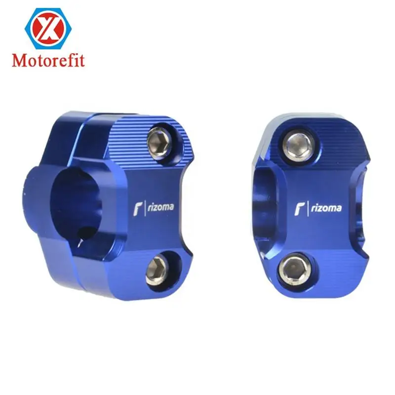 

RTS Universal Motorcycle 22mm Handlebar Riser Clamps Steering Wheel Clamps for CB500X CB150R Monster 821 GXSR 750 MT 03