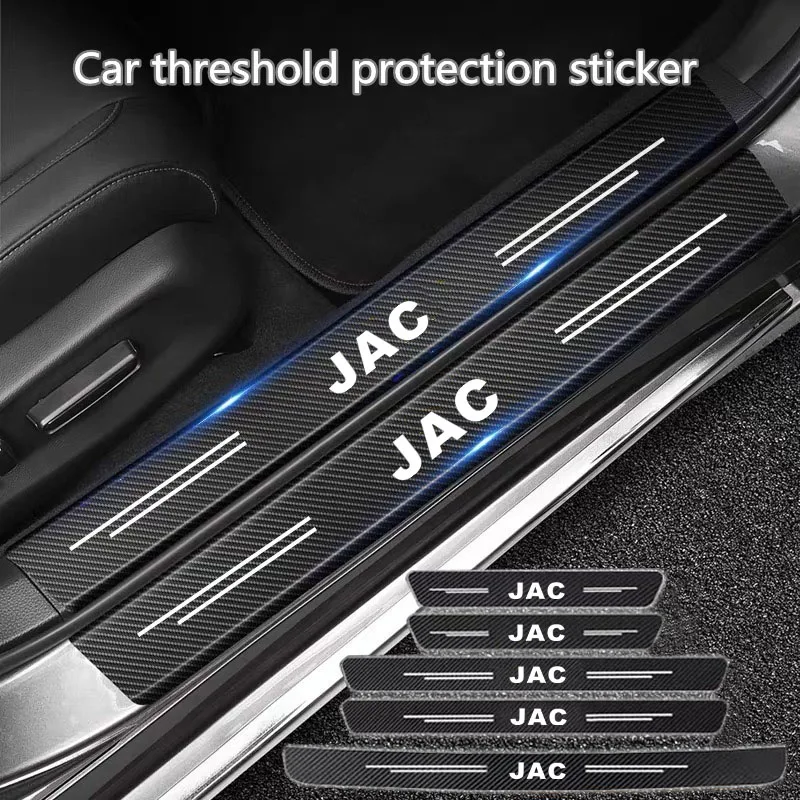 

Carbon Fiber Car Sticker Strip Tape Anto Door Sill Trunk Bumper Tapes Decal For JAC S2 J3 Board JS2 S3 J2 S5 T8 Refine J5 J6 J4