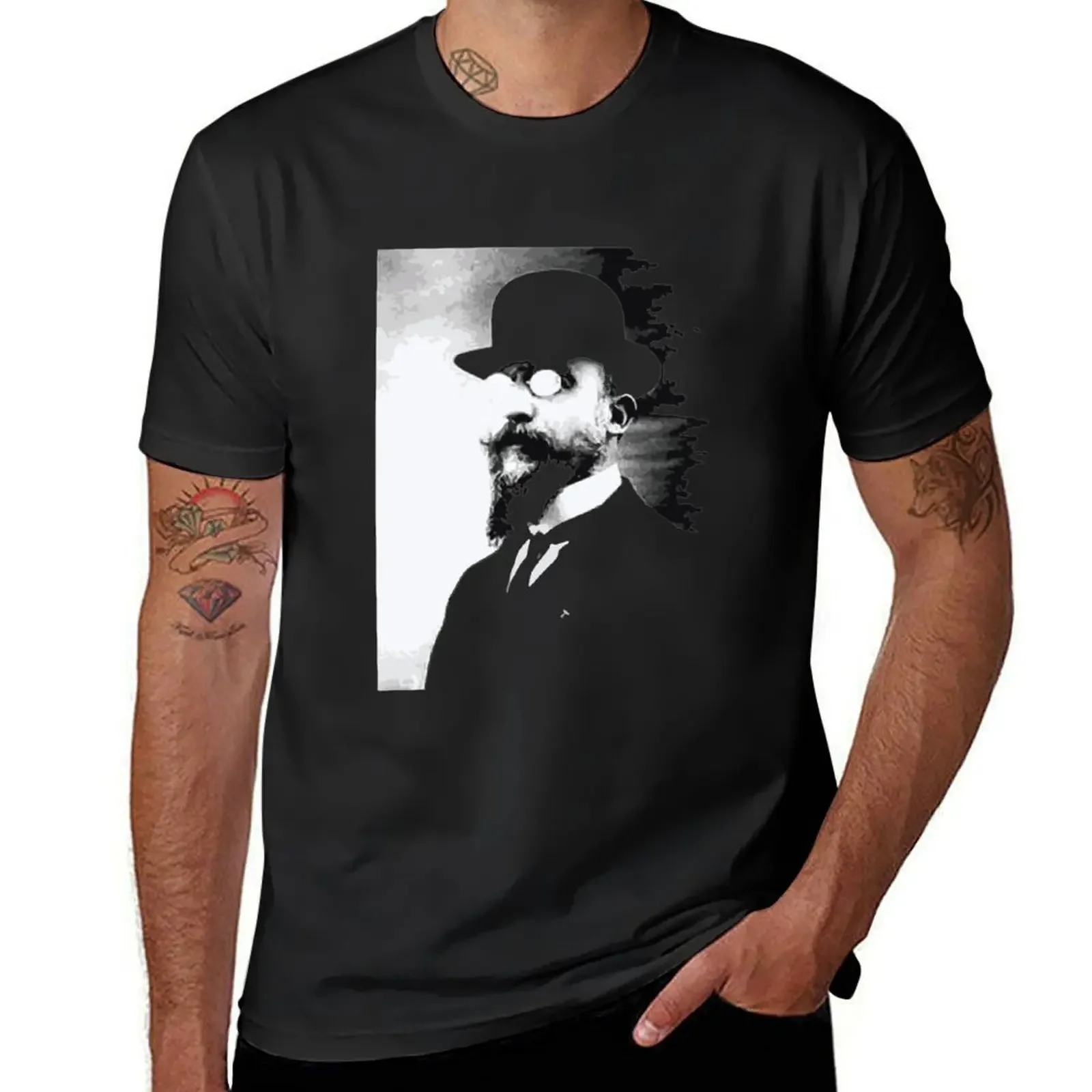 Футболка с музыкой Erik Satieclassical аниме-фигурки новое издание футболки рисунком