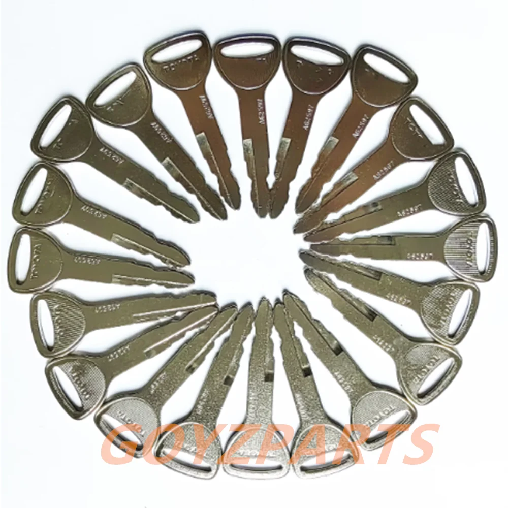 20 шт. новые ключи разъема A62597 для Toyota вилочный погрузчик тяжелого оборудования