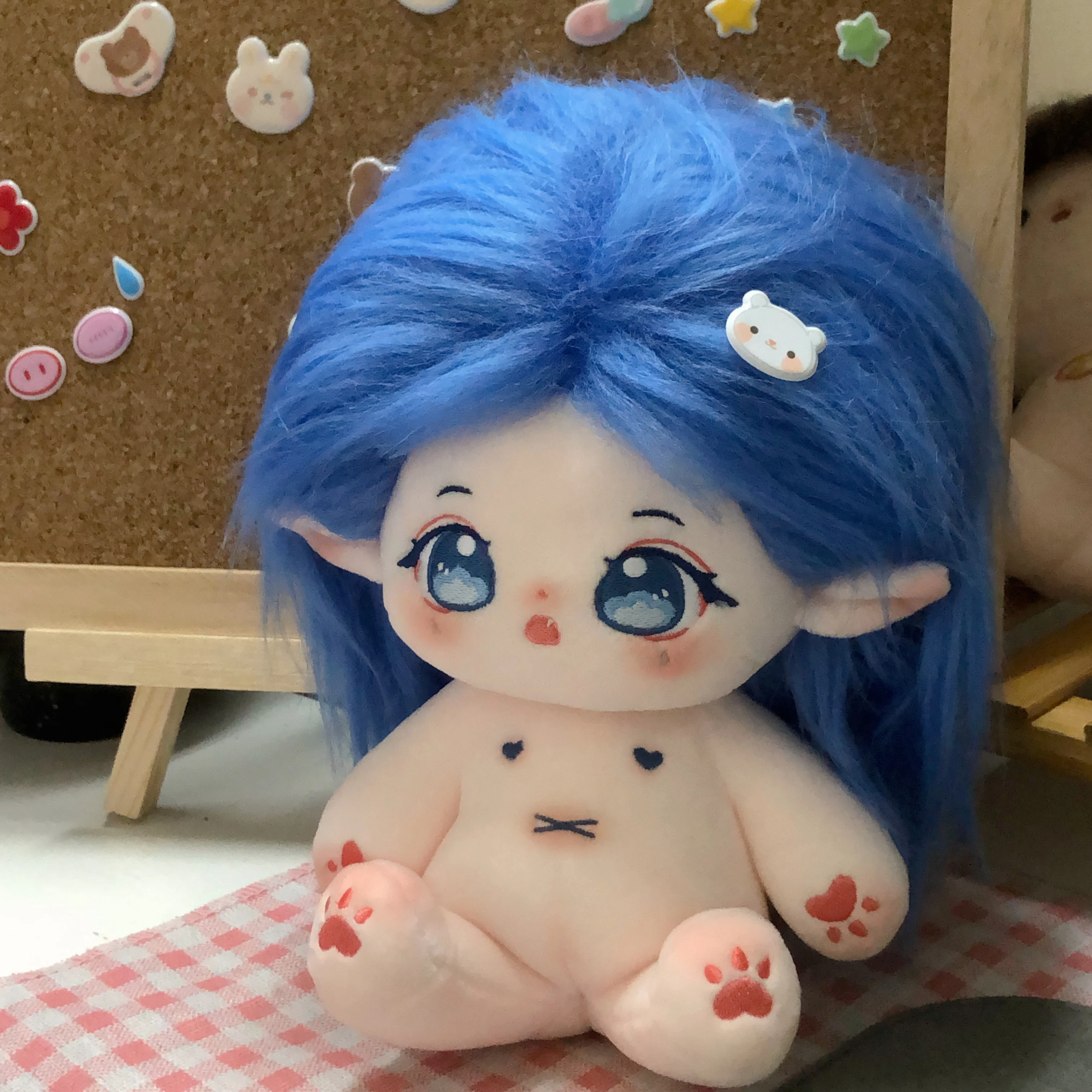 

Оригинальная угловая девочка, милая, без атрибутов, жареные волосы, плюшевая, 20 см, кукла, тело, игрушка, костюм, костюм, женский, подарок для к...