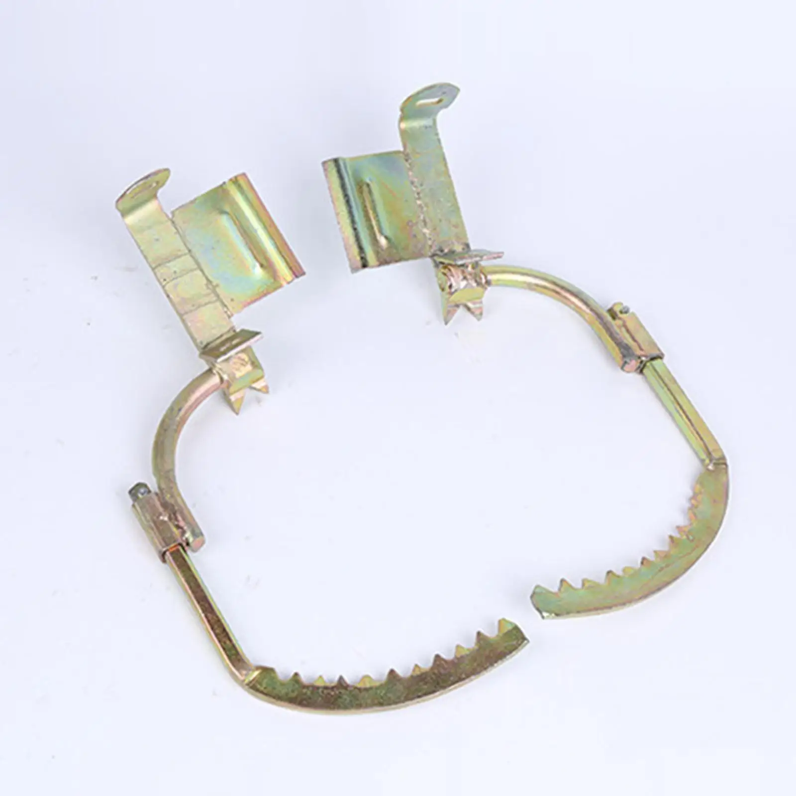 

Tree Climbing Spikes Non Skid Steel Pole Climbing Gear Equipment Adjustable Foot Buckle for Logging High Altitude Observation