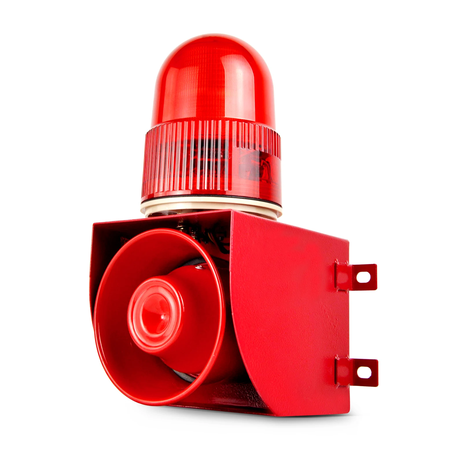 

YASONG SLA-01 Industrial Alarm Siren, LED Strobe Warning Light 120dB Bell Power 25W AC110V