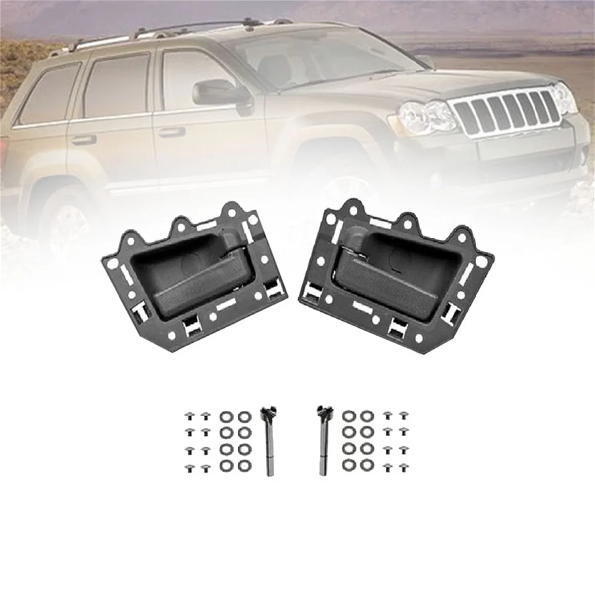 1 пара внутренняя дверная ручка для Jeep Grand Cherokee 05-11 5HR421J3AK 5HR411J3AK