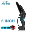 Электрические цепные пилы, 6 дюймов, 18 в, аккумуляторная бензопила для деревообработки, обрезка сада, электроинструмент, перезаряжаемый аккумулятор Makita