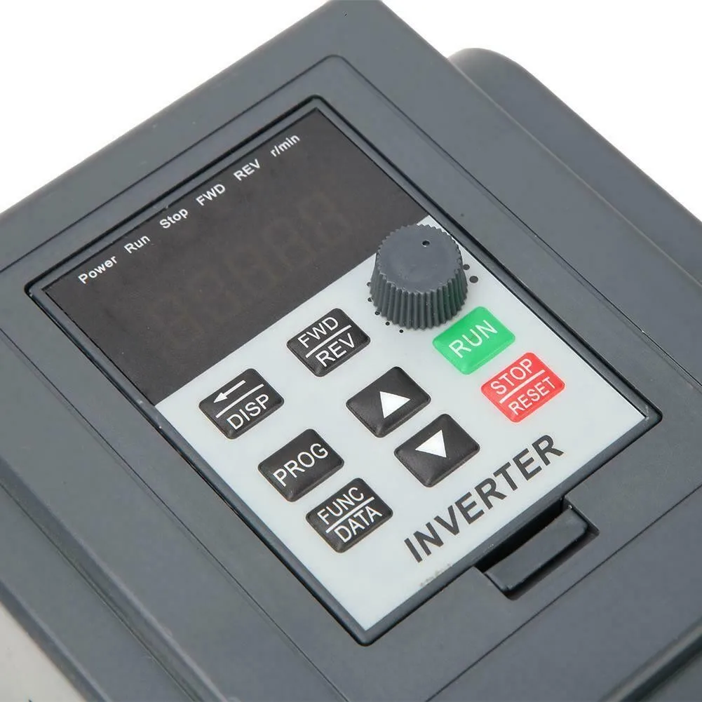 

VFD Inverter 0.75kW Single Phase Variable Frequency Drive Converter Inverter AT4-0750X 220VAC Input 380VAC Output Power Supplies